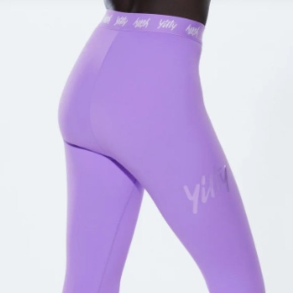 Women's Yitty Major Label Shaping High Waist Logo Legging in Purple, Size XXL - Picture 2 of 8